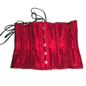 True Corset Eve Playgirl Underbust Waist Training Corset Steel Boned 22 Inch Red